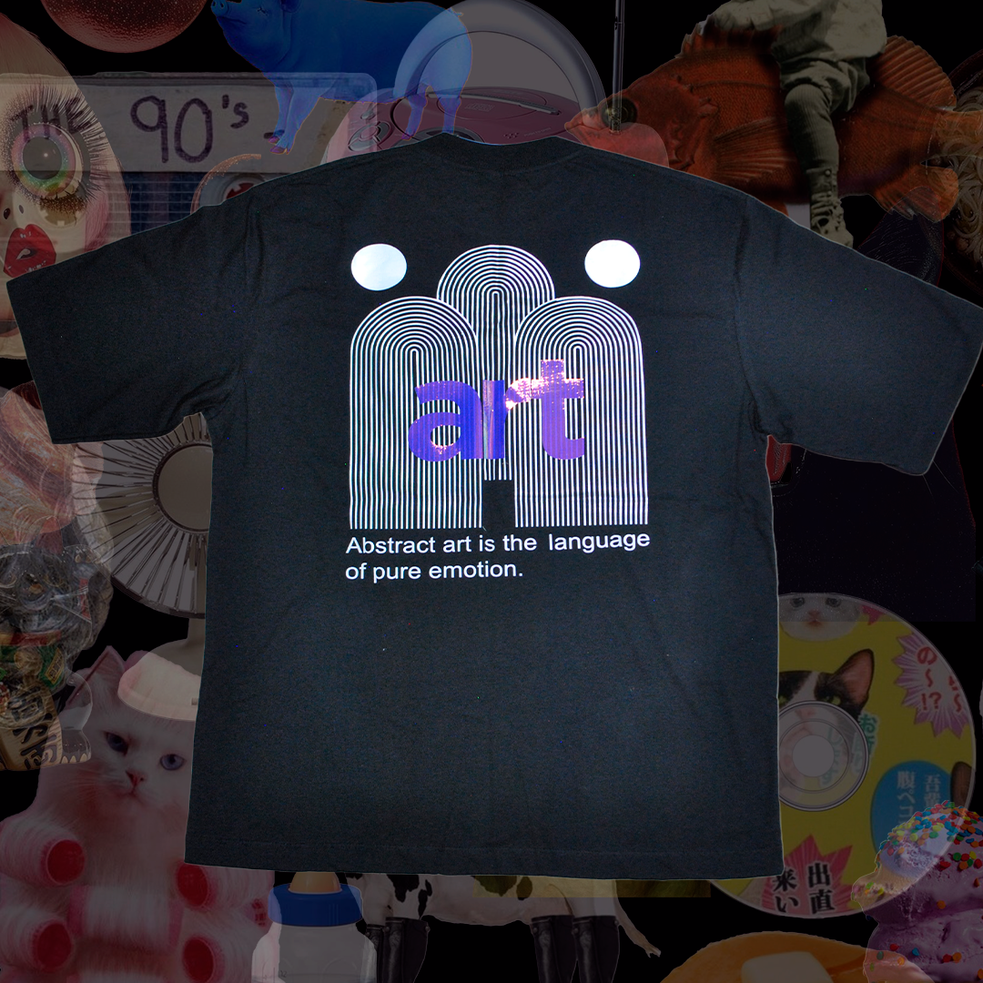 PLAYERA ART NEGRA 180 G