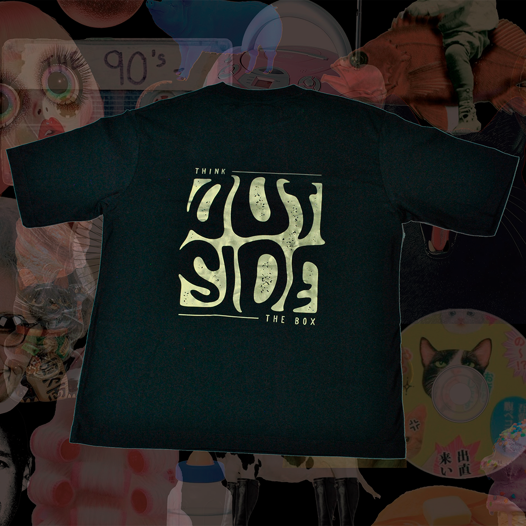 PLAYERA OUTSIDE NEGRA 180 G