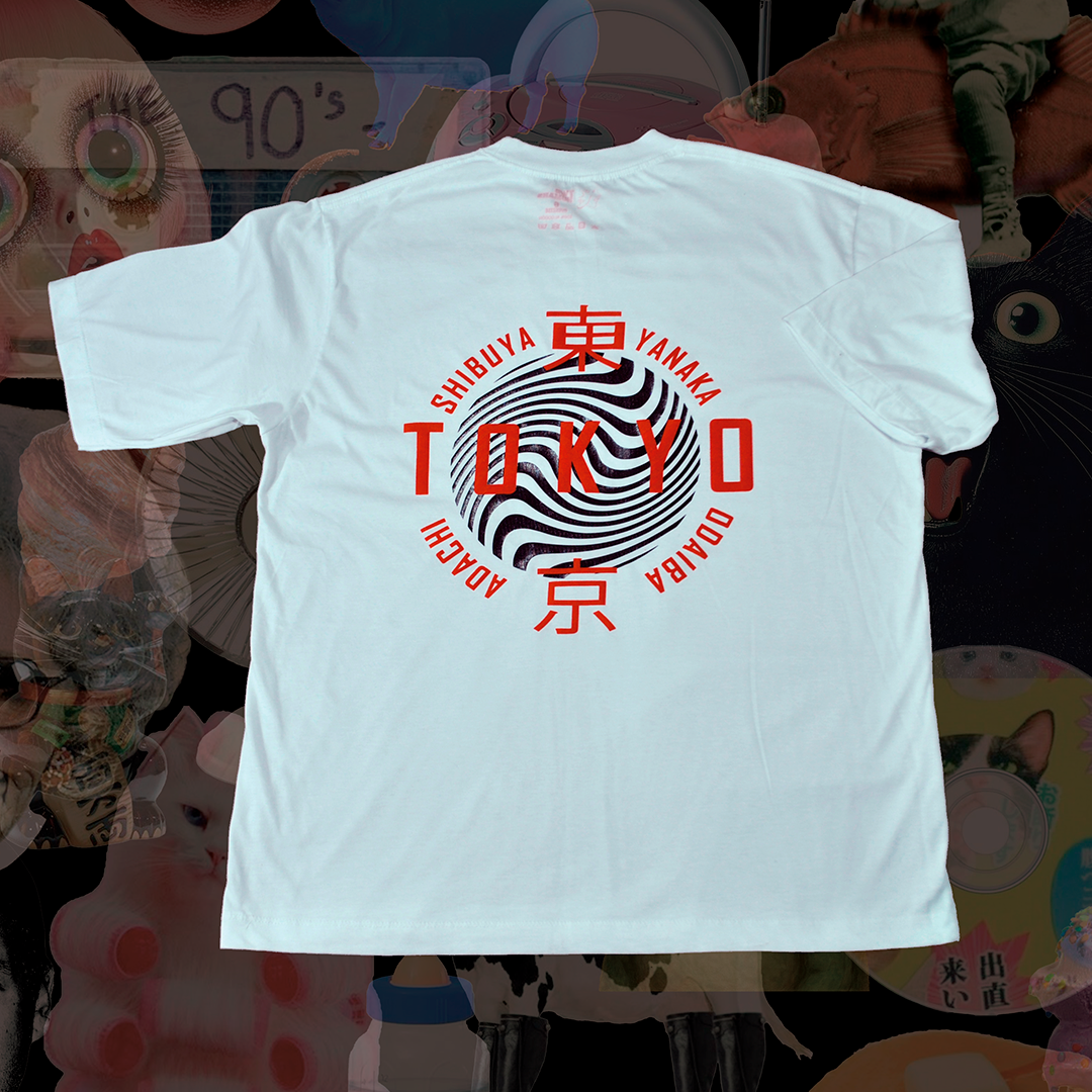 PLAYERA TOKYO BLANCA 180 G