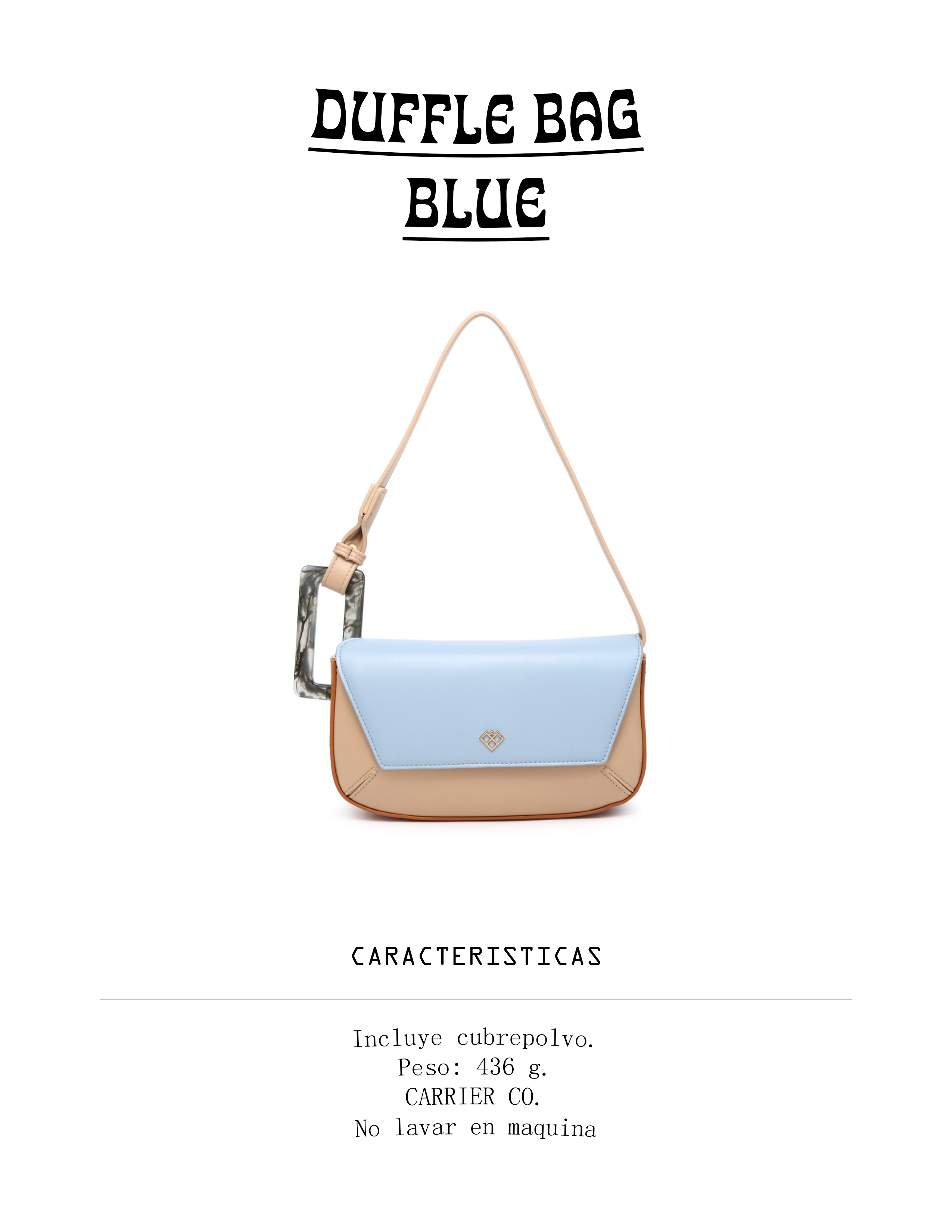 DUFFLE BAG BLUE