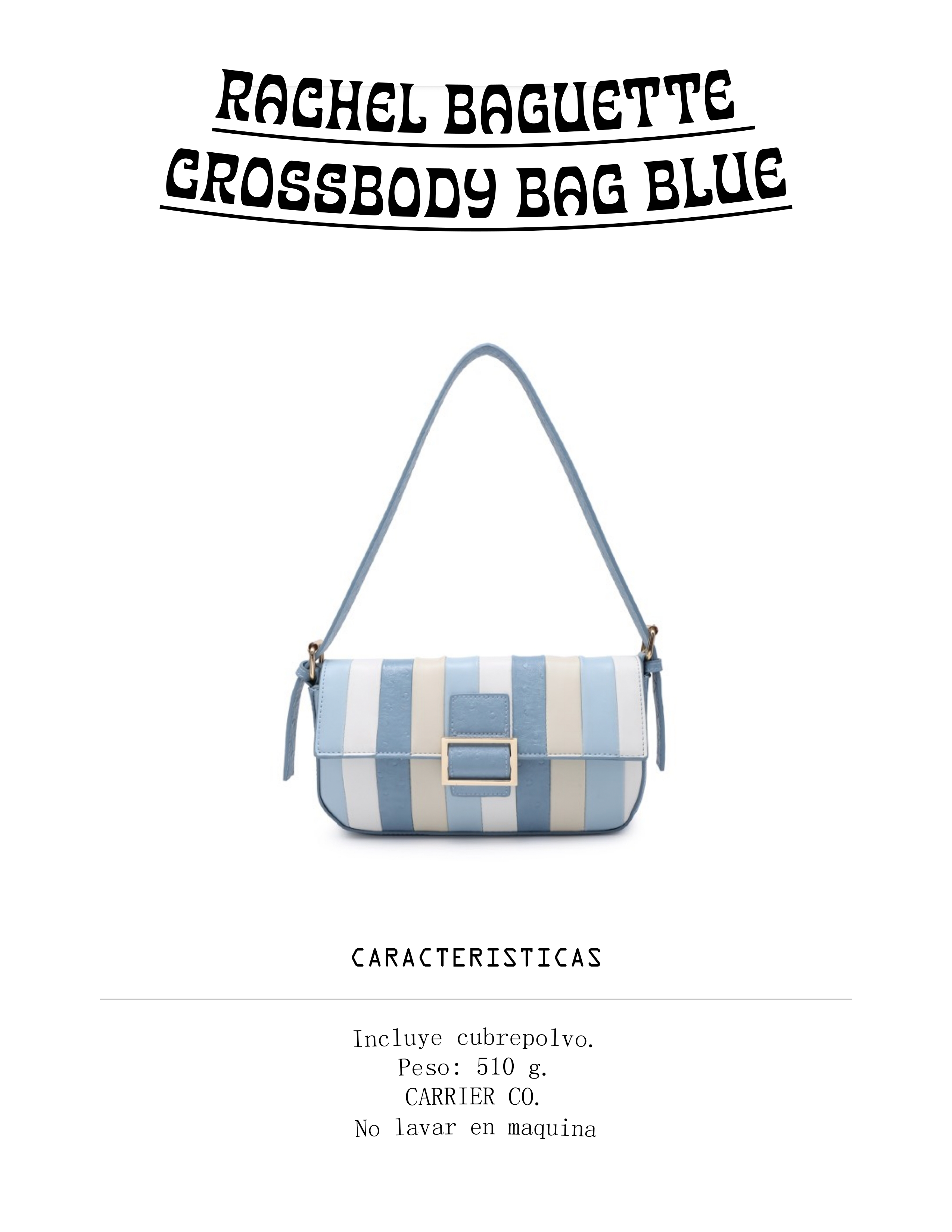 RACHEL BAGUETTE CROSSBODY BAG